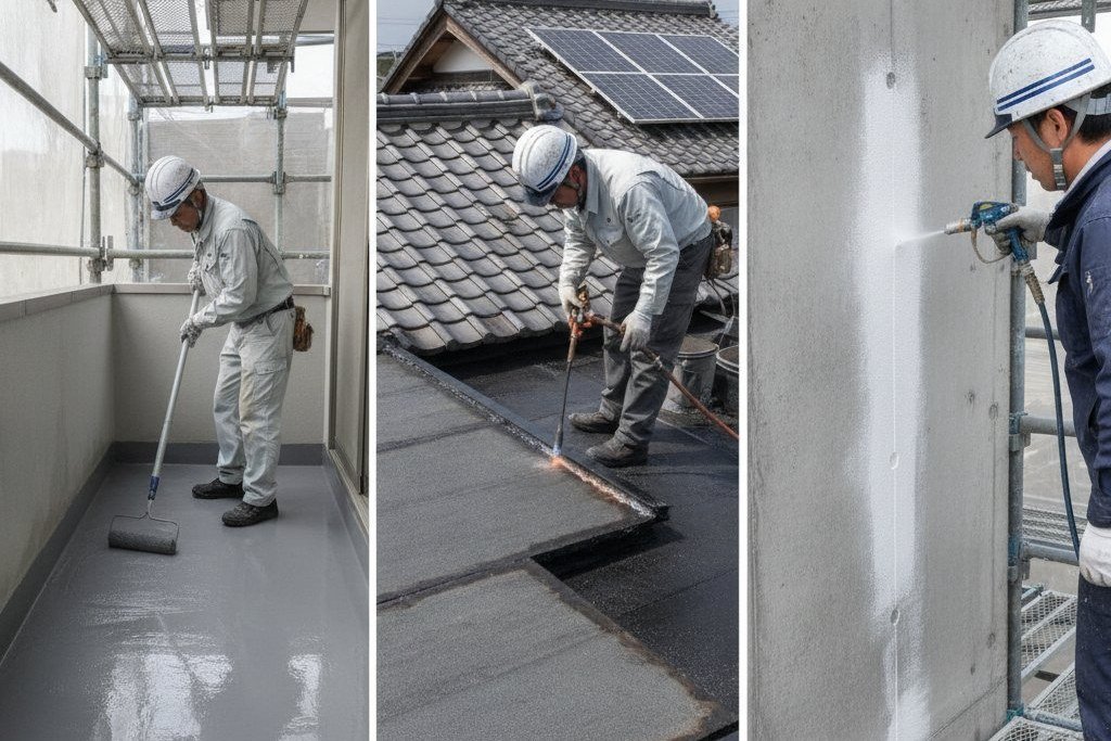 防水工事の費用相場を工法別に徹底解説｜千葉市の北村塗装が業者選びのコツも紹介｜北村塗装